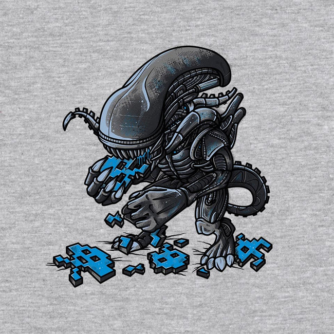 Alien Eats Alien-unisex crew neck sweatshirt-Letter_Q