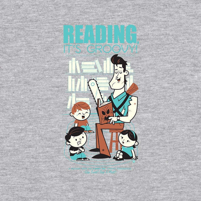Reading is Groovy-unisex crew neck sweatshirt-Dave Perillo