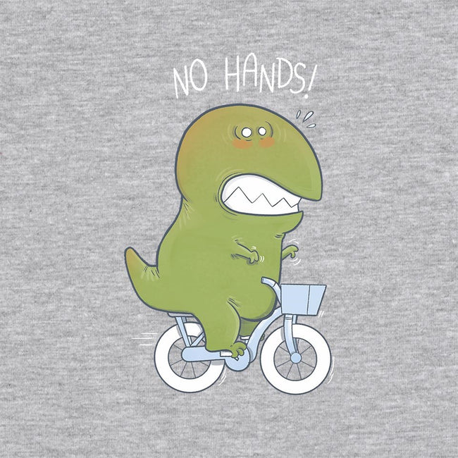 T-Rex Tries Biking-unisex basic tank-queenmob