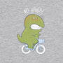 T-Rex Tries Biking-unisex basic tank-queenmob