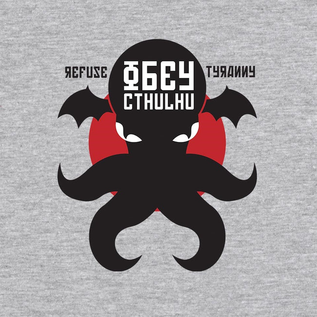 Refuse Tyranny, Obey Cthulhu-unisex basic tank-Retro Review