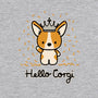 Hello Corgi-unisex pullover sweatshirt-CorinnaSchlachter