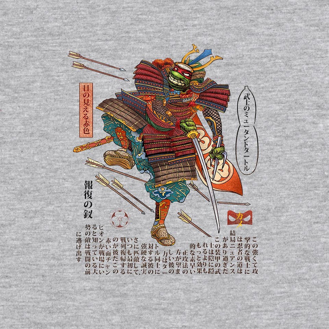 Samurai Raphael-unisex zip-up sweatshirt-ChetArt