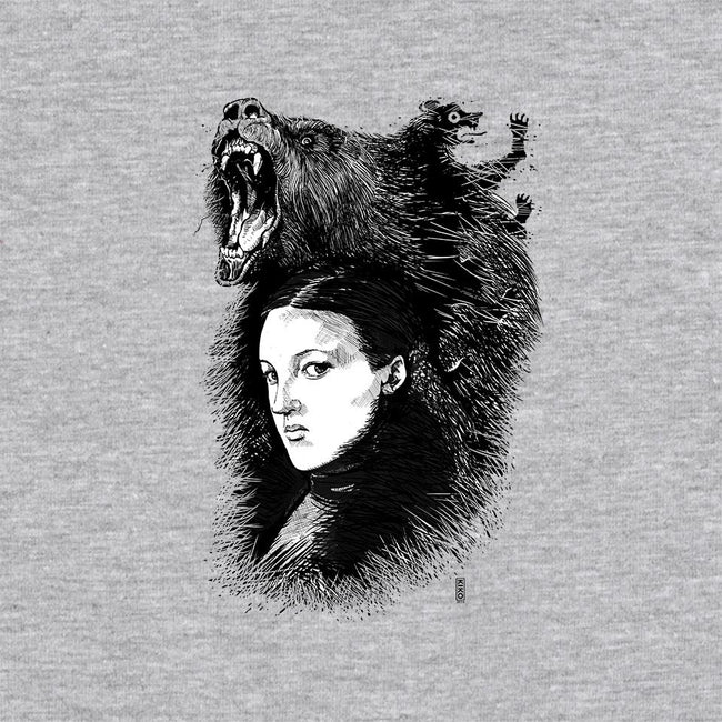 Lady of Bear Island-unisex zip-up sweatshirt-silviokiko