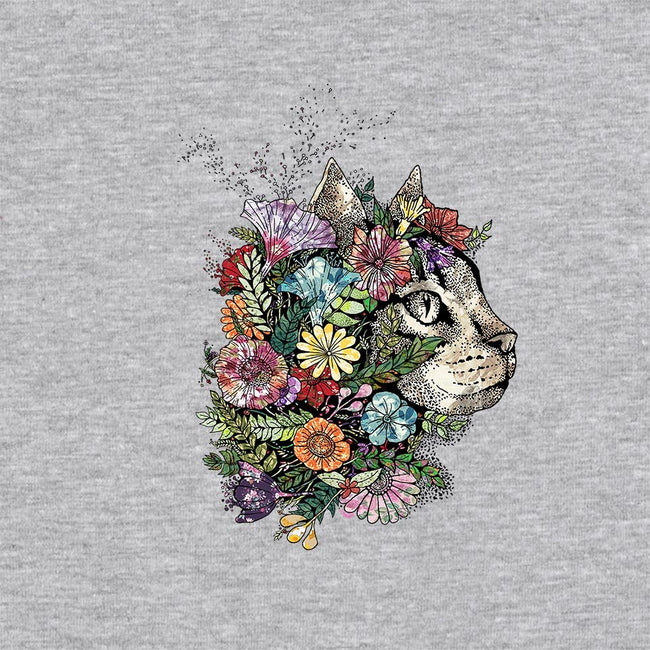 Flower Cat-unisex crew neck sweatshirt-scarletknightco