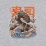 Great Sushi Dragon-unisex zip-up sweatshirt-ilustrata