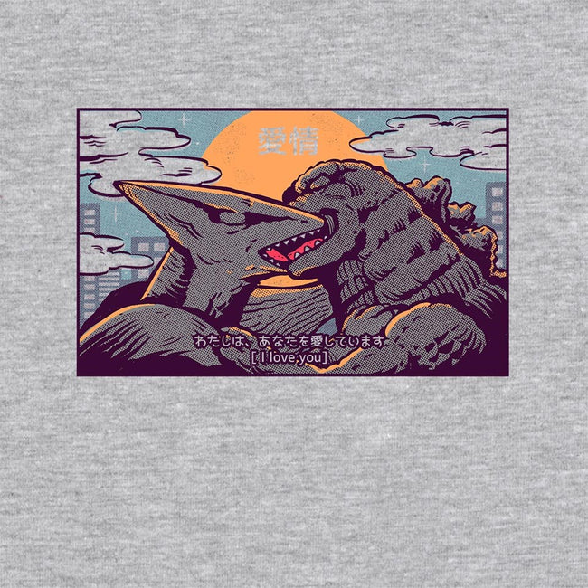 Kaiju Kiss-unisex crew neck sweatshirt-ilustrata