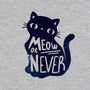 Meow or Never-unisex zip-up sweatshirt-NemiMakeit