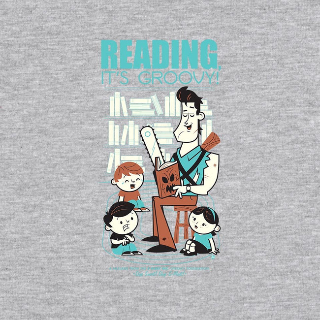 Reading is Groovy-unisex pullover sweatshirt-Dave Perillo