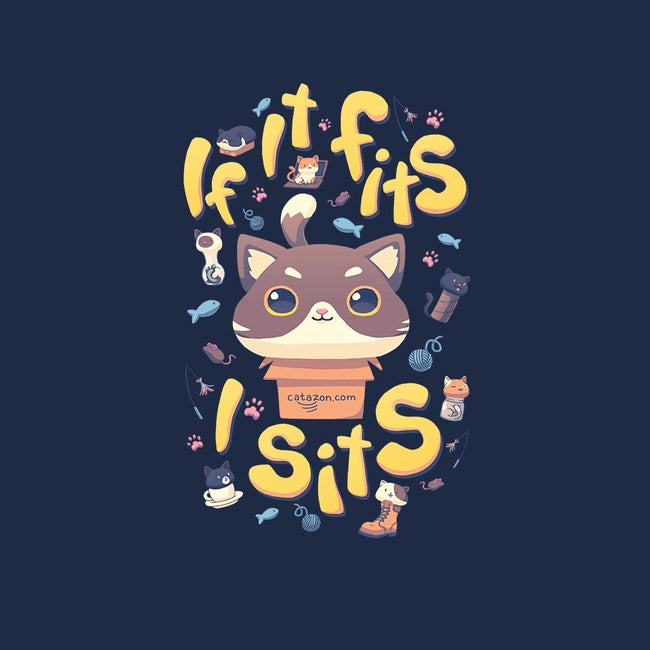 If I Fits, I Sits-mens long sleeved tee-Geekydog