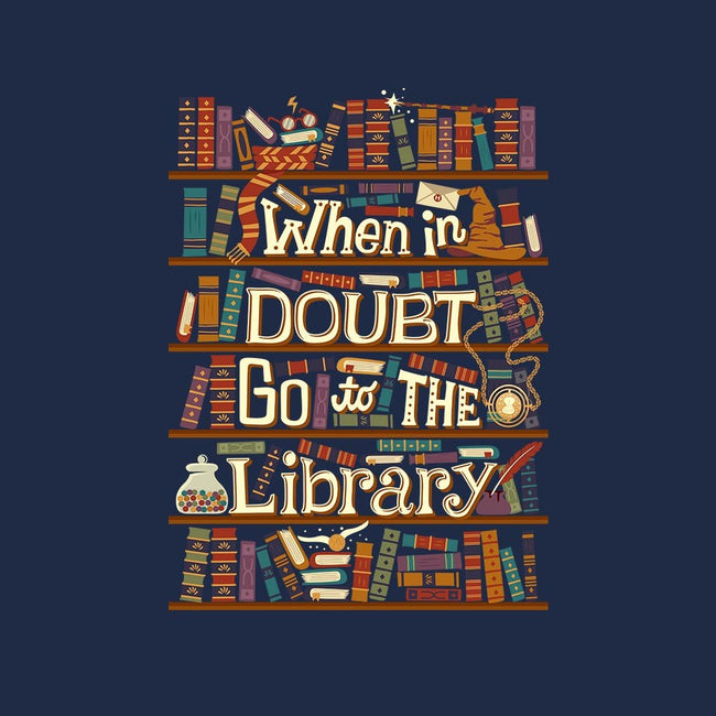 Go To The Library-youth basic tee-risarodil
