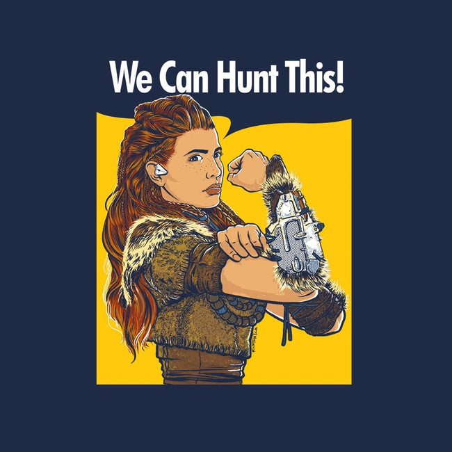 We Can Hunt This!-womens fitted tee-rustenico