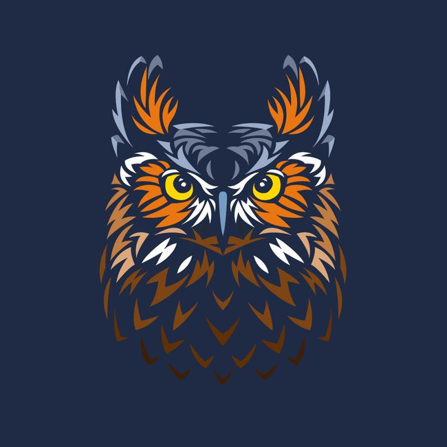 Tribal Owl-womens fitted tee-albertocubatas