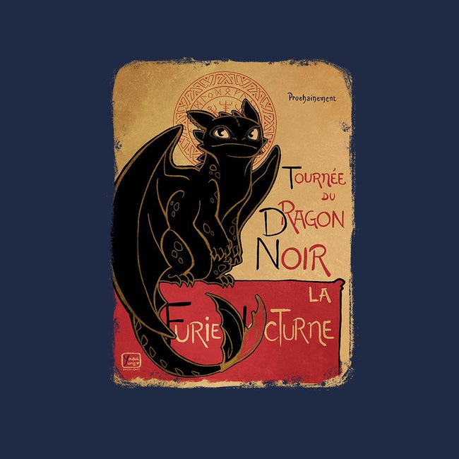 Le Dragon Noir-womens basic tee-YoukaiYume