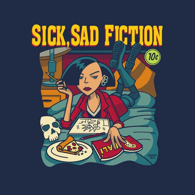 Sick Sad Fiction-womens fitted tee-DonovanAlex