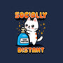 Socially Distant-womens fitted tee-Boggs Nicolas