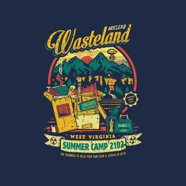 Nuclear Summer Camp-womens fitted tee-Olipop