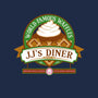 JJ's Diner-womens fitted tee-DoodleDee