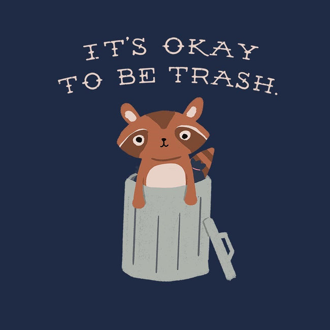 It's Okay to Be Trash-youth basic tee-Mykelad