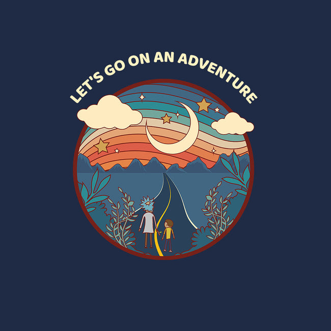 Let's Go on An Adventure-womens fitted tee-zody