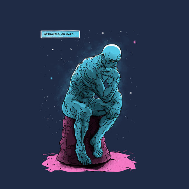 Blue Thinker-womens basic tee-teesgeex