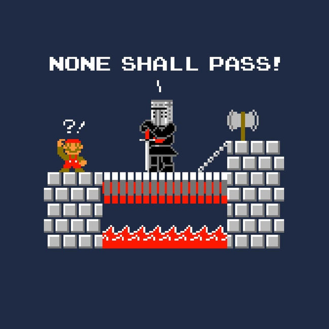 None Shall Pass Including Plumbers-womens fitted tee-RyanAstle