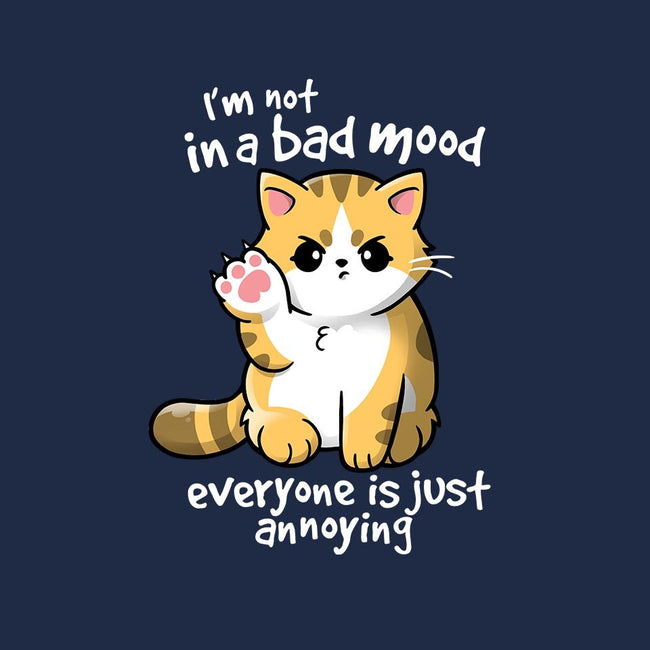 Bad Mood-womens fitted tee-NemiMakeit