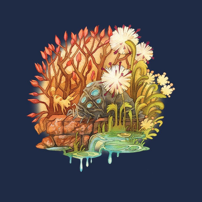 Ohmu and Fox-womens fitted tee-storyofthedoor