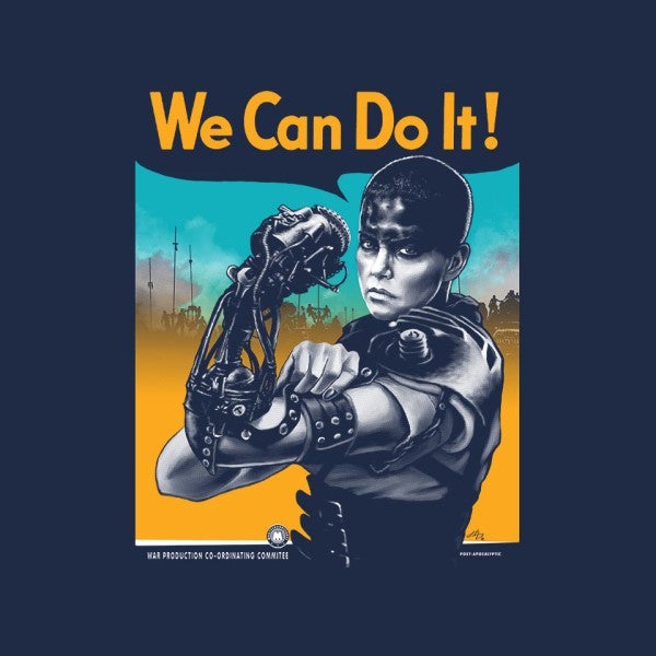 We Can Do It Furiously-womens fitted tee-hugohugo