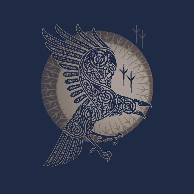 Norse Raven-womens fitted tee-RAIDHO