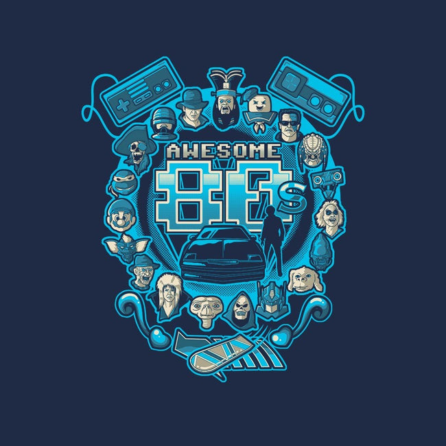 Awesome 80s-womens basic tee-Letter_Q