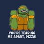 Why Pizza, Why!!!-womens fitted tee-pigboom