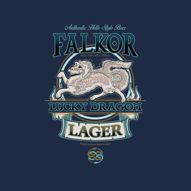 Lucky Dragon Lager-womens basic tee-etcherSketch