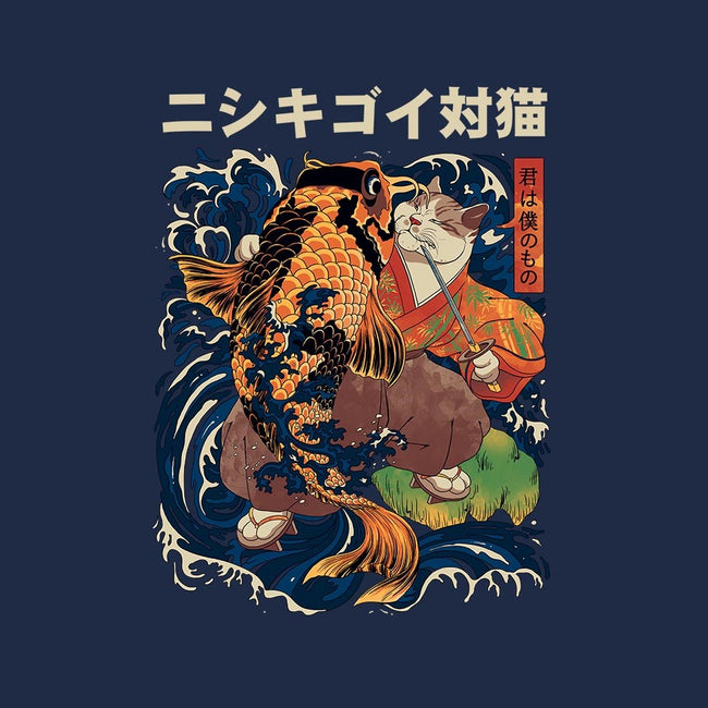 The Cat & The Koi-womens fitted tee-Ronin84
