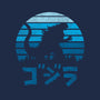 Kaiju Sun Set-womens fitted tee-manospd
