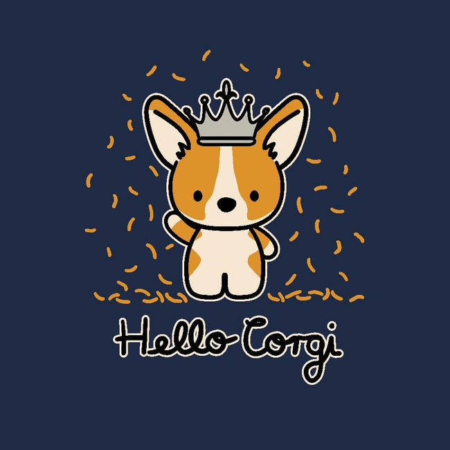 Hello Corgi-unisex pullover sweatshirt-CorinnaSchlachter