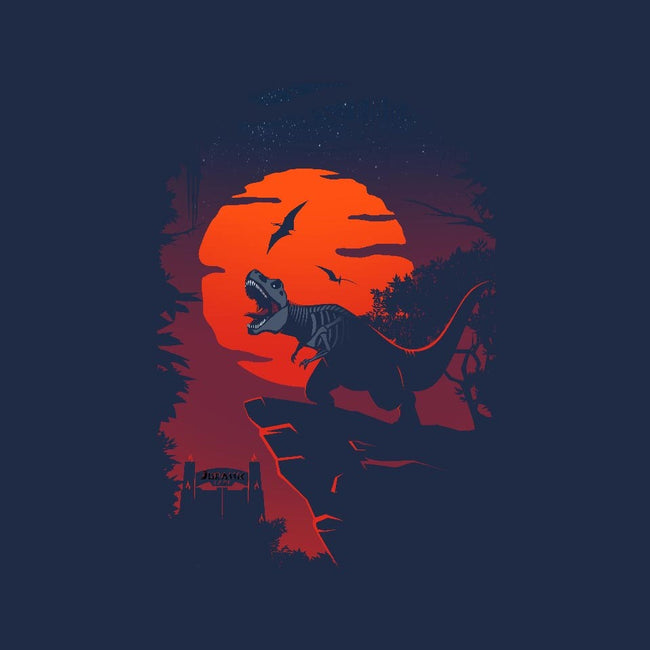 Dino Park Sunset-mens premium tee-Guillercraist