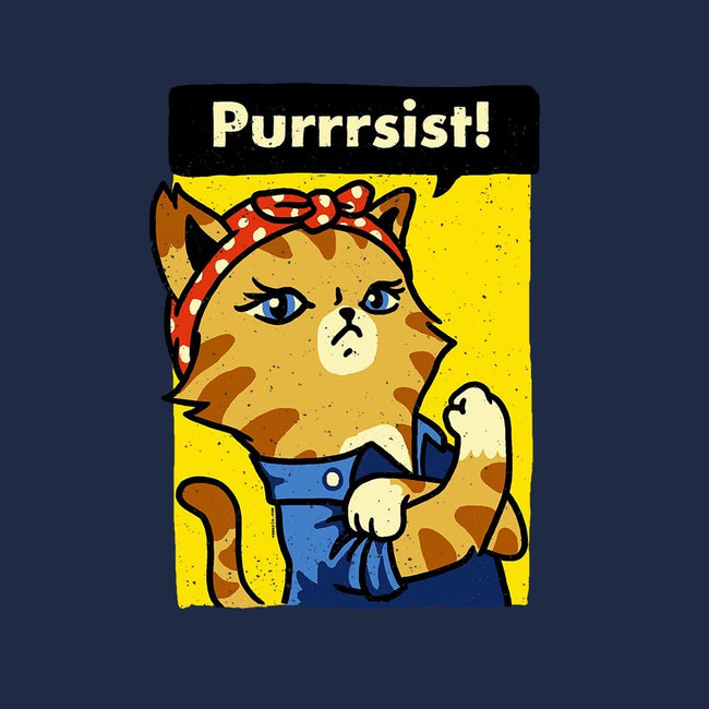 Purrrsist!-womens basic tee-vomaria