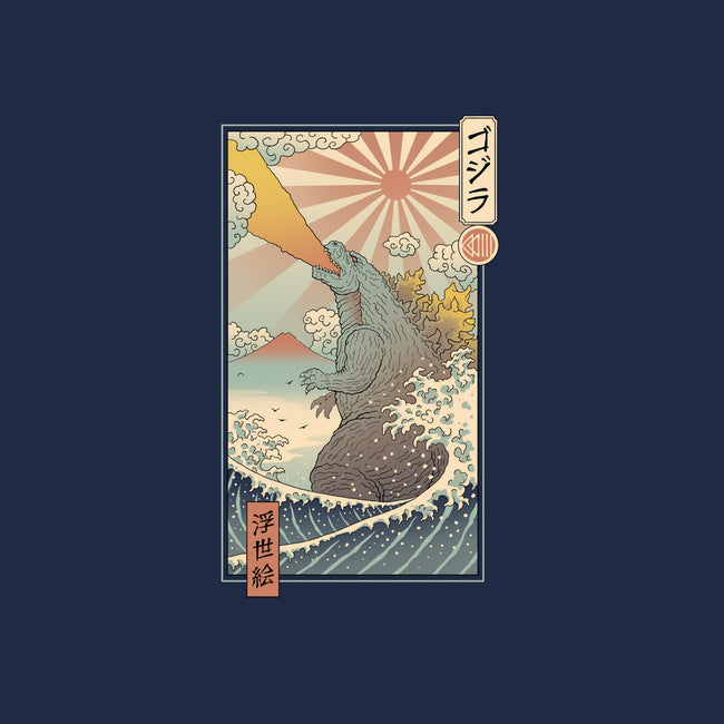King Kaiju Ukiyo-E-unisex crew neck sweatshirt-vp021