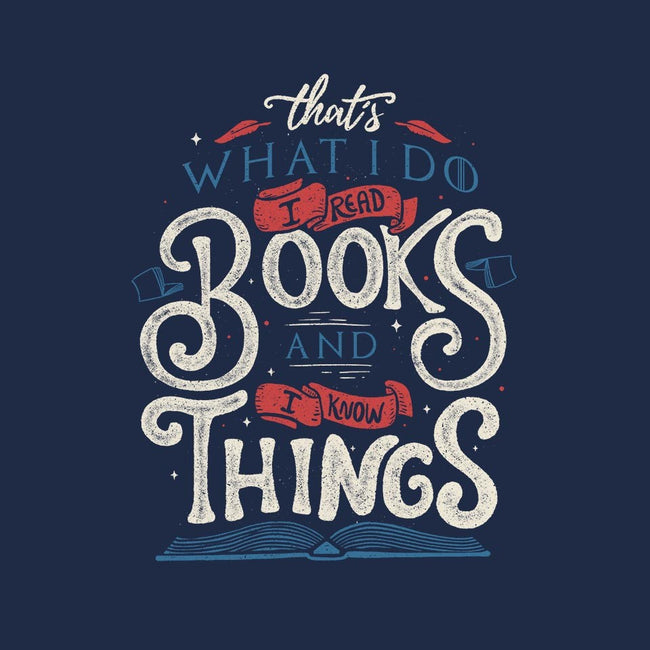 I Read Books and I Know things-womens fitted tee-Tobefonseca