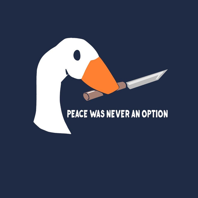 Peace Was Never an Option-womens basic tee-sarkasmtek