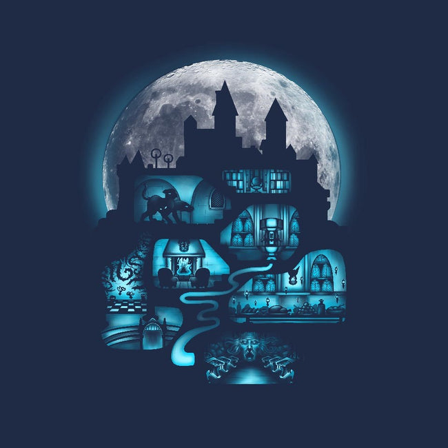Magical Castle-unisex zip-up sweatshirt-Licunatt