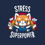 Stress is my superpower-womens basic tee-typhoonic