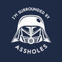 Surrounded By Assholes-unisex zip-up sweatshirt-JimConnolly