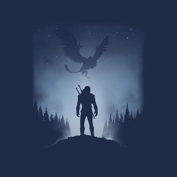 White Wolf vs The Griffin-womens basic tee-ddjvigo