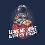 Leave Me Alone With My Pizza-youth basic tee-eduely