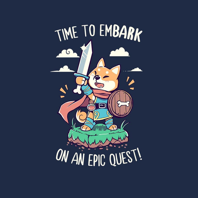 Time to EmBARK on an Epic Quest!-womens fitted tee-TechraNova