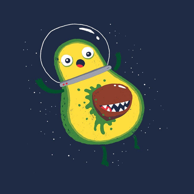 Alien Avocado-womens basic tee-DinoMike
