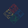 Geometric Houses-mens long sleeved tee-theteenosaur