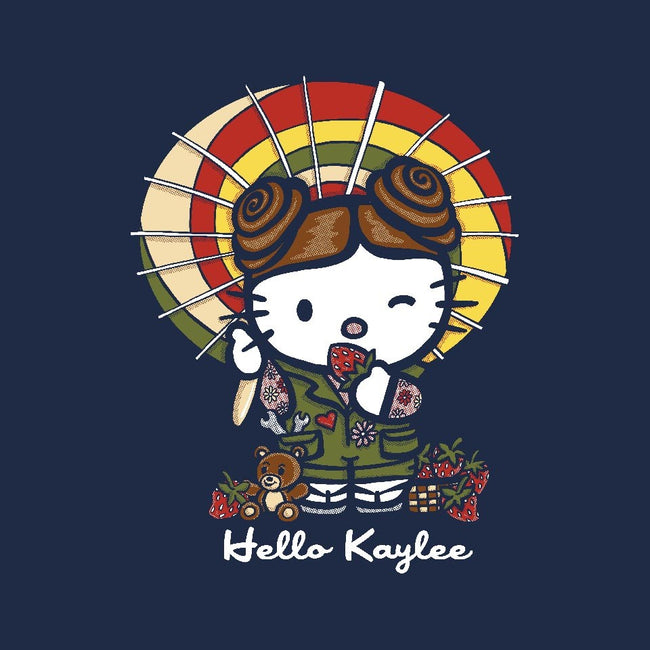 Hello Kaylee-womens fitted tee-OfficeInk